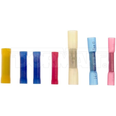 Motormite 20-10 Gauge 70 Piece Butt Connector Kit Terminal Assort, 87503 87503